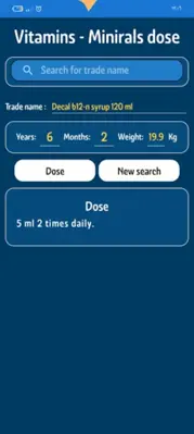 Pedi Dose - dose calculator android App screenshot 0